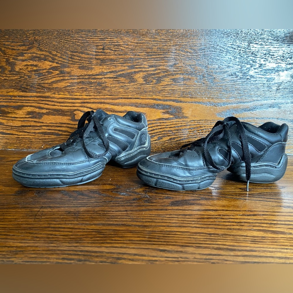 Bloch Black Low Top Dance Sneakers Split Sole Hip Hop Jazz 8.5 - Picture 4 of 9